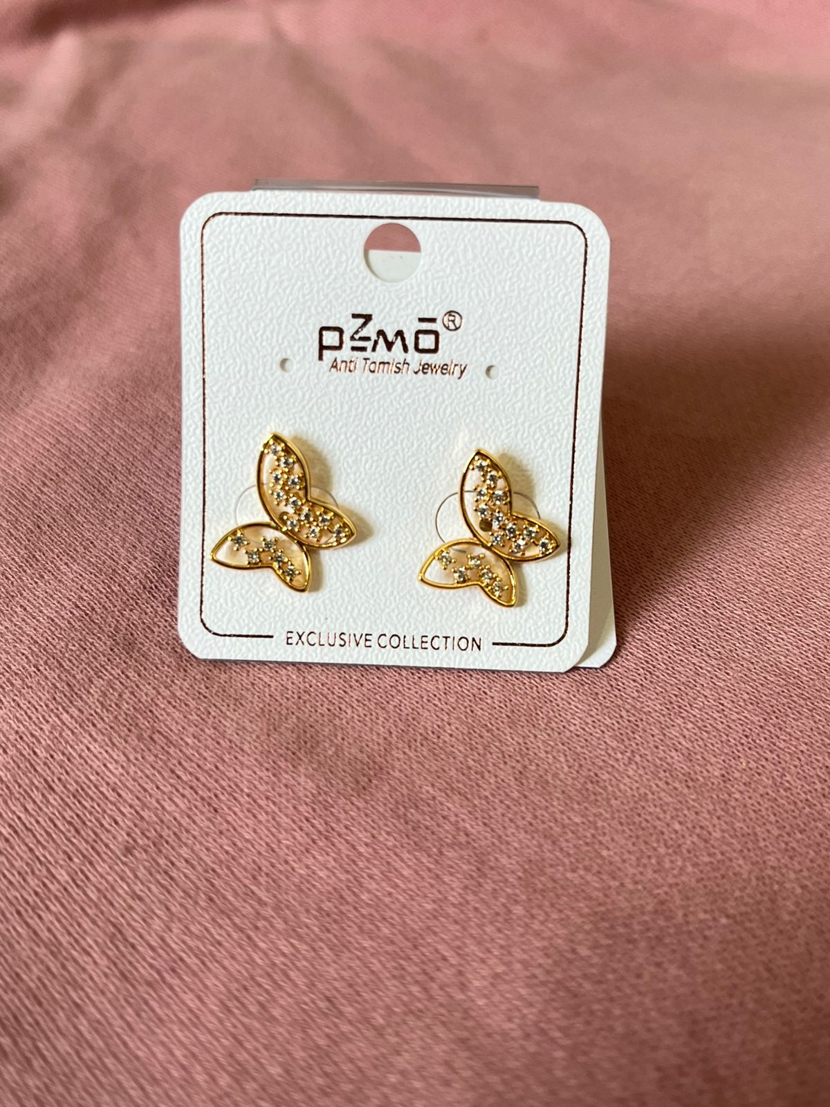 Golden Butterfly Spark Studs