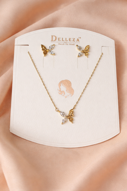 Butterfly Chain &  Earing