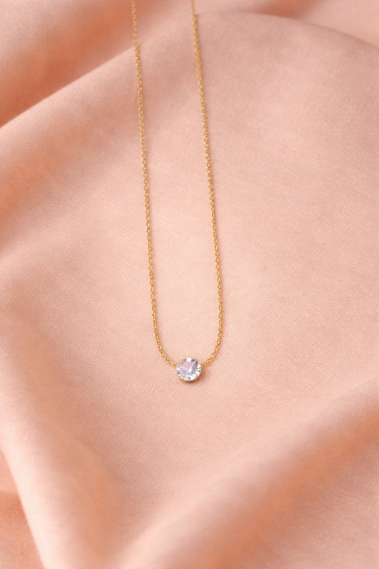 One Diamond Necklace