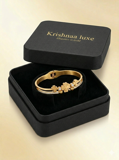 Clover Charm Luxe Bracelet