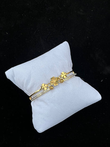 Clover Charm Luxe Bracelet